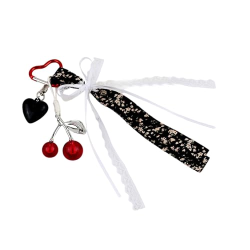 Autoschlüsselkette Für Frauen Mädchen Schöne Schlüsselbeutel Zauberm Metall Herz Bowknot Accessoires Für Rucksäcke Brieftaschen Autoschlüsselringe Frauen von FIRSTXIU