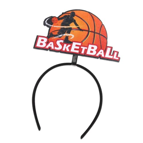 Bequemer Basketball Haarband Für Jungen Mädchen Stoff Sport Theme Head Accessoire Team Spirit Cheerleader Kopfbedeckung Basketball Haarband Bequemer Basketball Haarband Für Jungen Mädchen Stoff Sport Theme Head Accessoire Team Spirit Cheerleader Kopfbedeckung Basketball Haarband von FIRSTXIU
