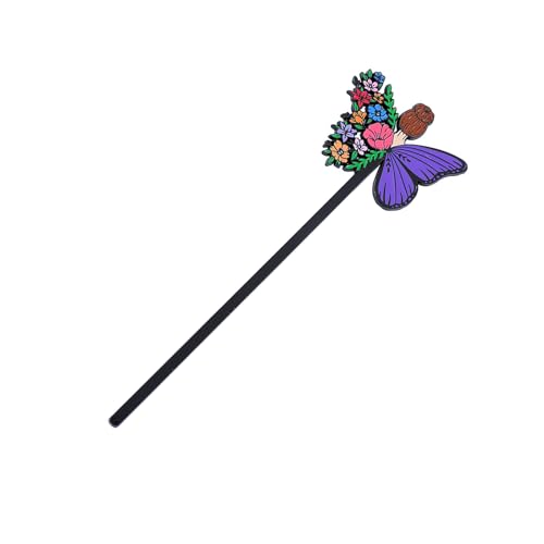 Butterfly Metal Buchmarkierungen Buchseitenmarker Für Bücher Liebhaber Dekorative Haarnadel Readingzubehör Multifunktionale Haare Clip von FIRSTXIU