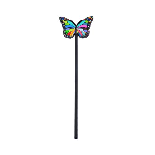 Butterfly Metal Buchmarkierungen Buchseitenmarker Für Bücher Liebhaber Dekorative Haarnadel Readingzubehör Multifunktionale Haare Clip von FIRSTXIU