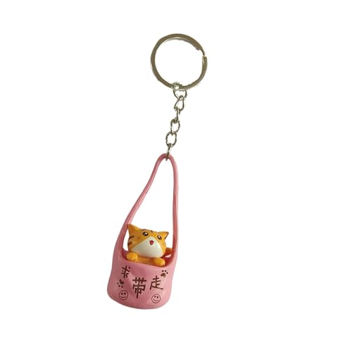 Cartoon Katzen Keyrings Anhänger Schlüsselinhaber Haustier Schlüsselanhänger Schöne Kätzchen Schlüsselbundwagen Schlüsselringe Für Die Beuteldekoration Schöner Kätzchen Keyring Haustier Cartoon Cats von FIRSTXIU