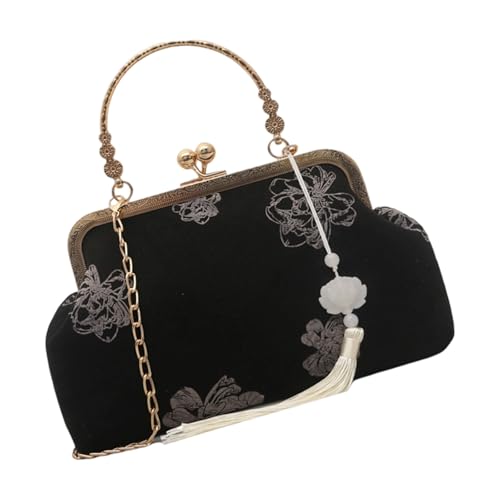 Chinesische Stile Crossbody Umhängetasche Für Frauen Bestickte Florale Geldbörsen Eleganter Handtasche Clutch Mode Handtasche Geldbörsen von FIRSTXIU