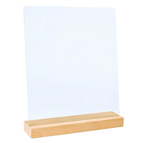 Clear Acrylohrring Display Board Schmuck Lager Rack Ohrringe Aufbewahrungsständer Eleganter Ohrringe Für Frauen Mädchen Ohrring Schmuck Display Rack von FIRSTXIU