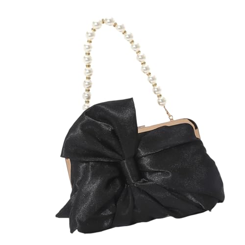 Damenabendtasche Elegante Clutches Geldbeutel Perlen Abend Clutches Bag Hochzeit Geldbörse Süße Bögen Handtasche Frauen Handtasche Trend Clutch Elegante Kupplung Für Hochzeit von FIRSTXIU
