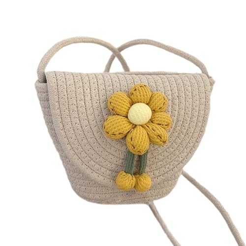 Delikate Baumwollfadenblumen Crossbody Bag Bohomian Satchel Slings Bags Schultertasche Die Ihren Alltäglichen Charme Verstärkt Verbessert Ihr Gesamtaussehen von FIRSTXIU