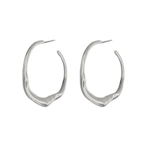 Delikate Große Hoop Ohrringe Schmuck Mode Übergroß von FIRSTXIU