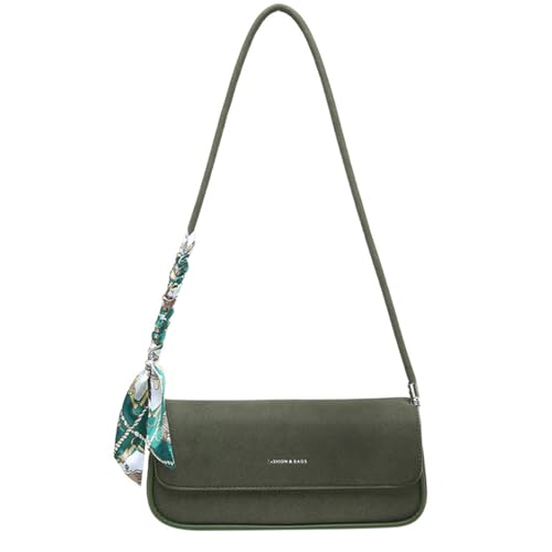 Einfache Buchstabe Achselhöhle Tasche Für Frauen Mädchen Trendy Clutches Geldbörse Pendlertasche Retro Schulter PU Leder Achter von FIRSTXIU