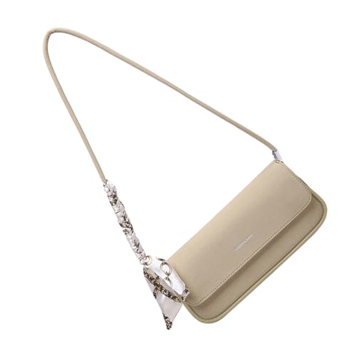 Einfache Buchstabe Achselhöhle Tasche Für Frauen Mädchen Trendy Clutches Geldbörse Pendlertasche Retro Schulter PU Leder Achter von FIRSTXIU