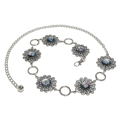 Einstellbarer Stein Verziert Taillengürtel Kettenkette Taille Schmuck Zubehör Für Frauen Outdoor Event Metallkettengürtel Für Frauen von FIRSTXIU