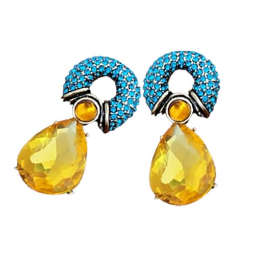 Einzigartige Strasssteine Akzentuierte Metallohrringe In Tränen Und Kreisförmigen Designs Für Hochzeiten Und Tägliche Verschleiß Stile Ohrringe von FIRSTXIU