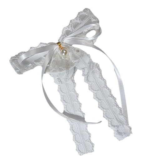Elegant Bowknot Badge Dress Accessoire Bowknot Pin Spitze Textur Kleidungsbekleidung Für Frauen Stilvolle Outfits Spitze Ribbon Sicherheit Pin von FIRSTXIU