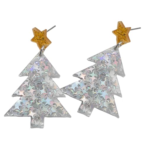 Elegante Acrylquasten Fallen Ohrringe Mit Dem Anhänger Acrylohrringen Weihnachtsmotiven Für Mode Accessorisierungsurlaub Geeignet von FIRSTXIU