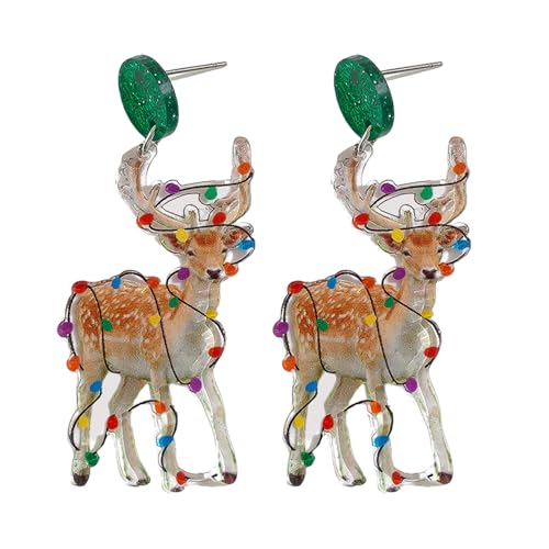 Elegante Acrylquasten Fallen Ohrringe Mit Dem Anhänger Acrylohrringen Weihnachtsmotiven Für Mode Accessorisierungsurlaub Geeignet von FIRSTXIU