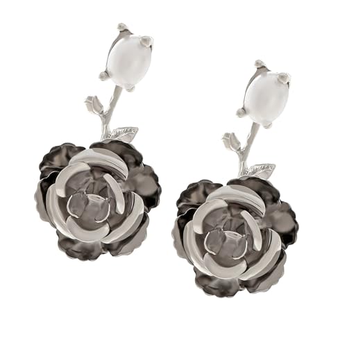 Elegante Drop Ohrringe Camellias Ohrringe Moderner Blumenanhänger Einzigartiger Ohrschmuck Für Stilvolle Outfits Die Für Damen Modisch Modisch Sind von FIRSTXIU
