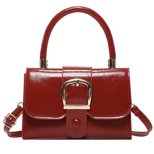 Elegante Feste Farbhandtasche Für Frauen PU Leder Schulterkreuzkörper Für Die Arbeit Gelegentlich Ausflüge Und Partys Crossbody Geldbörse von FIRSTXIU