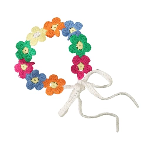 Elegante Gestrickte Blumenhaarband Verstellbare Weiche Kopfgeschoss Für Damen Täglich Party Oder Urlaub Outfits Bunte Turban Hairbänder Strandzubehör Elegante Gestrickte Blumenhaarband Verstellbare Weiche Kopfgeschoss Für Damen Täglich Party Oder Urlaub Outfits Bunte Turban Hairbänder Strandzubehör von FIRSTXIU