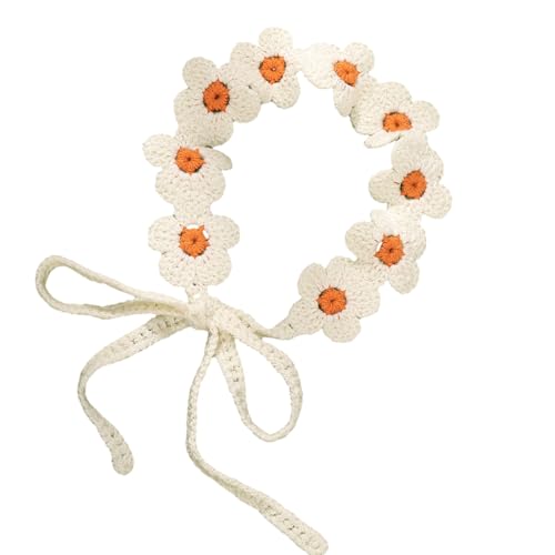 Elegante Gestrickte Blumenhaarband Verstellbare Weiche Kopfgeschoss Für Damen Täglich Party Oder Urlaub Outfits Bunte Turban Hairbänder Strandzubehör Elegante Gestrickte Blumenhaarband Verstellbare Weiche Kopfgeschoss Für Damen Täglich Party Oder Urlaub Outfits Bunte Turban Hairbänder Strandzubehör von FIRSTXIU