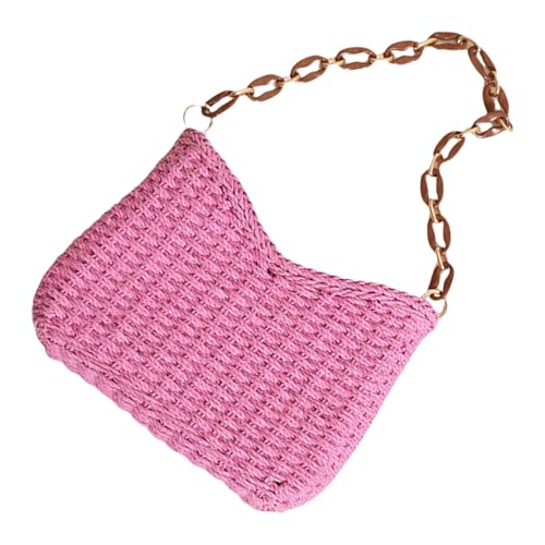 Elegante Unterarmtasche Für Frauen Gewebte Designs Umhängetasche Koreanische Stile Handtasche Handtaschen Handtaschen Strand Urlaub Leichtes Polyester von FIRSTXIU