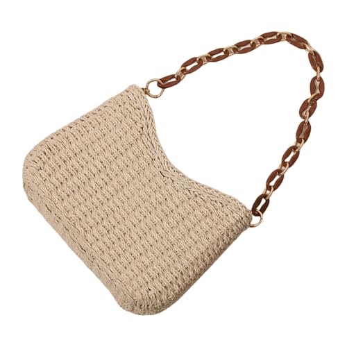 Elegante Unterarmtasche Für Frauen Gewebte Designs Umhängetasche Koreanische Stile Handtasche Handtaschen Handtaschen Strand Urlaub Leichtes Polyester von FIRSTXIU