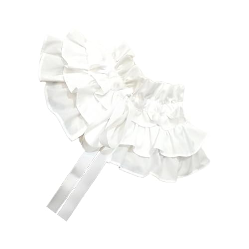 Eleganter Französischer Trendiger Abnehmbarer Spitzenkragen Mit Geschichteter Rüsche Für Frauen Tägliches Outfit Und Gelegentlich Feminines Halskragen Accessoire von FIRSTXIU