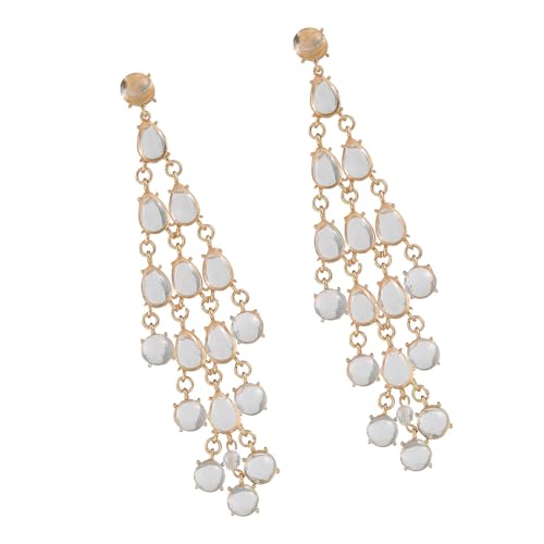 Ethnisch Inspirierte Ohrringe Farbige Edelsteine Quasten Legierung Ohrringe Mode Und Feiertagsbekleidung Ohrzubehör von FIRSTXIU