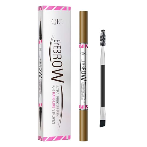 Eyebrow Pen 2 In 1 Duals Eye Brow Stifte Wasserdichtes Mikroblading Augenbrauenstift Mit Pinsel Dauerhafter Präziser Brauenstifte von FIRSTXIU