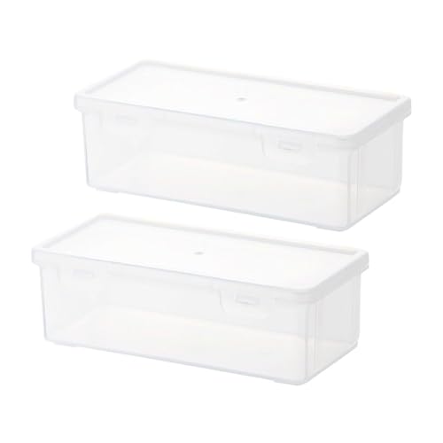 FIRSTXIU 2/3pcs Hohe Kapazität Bleistift Hülle Stapelbare Wasserresistat Bleistiftbox Farbig Aufbewahrung Hülle Marker Organisatoren Platz Sparende Stapelbox von FIRSTXIU