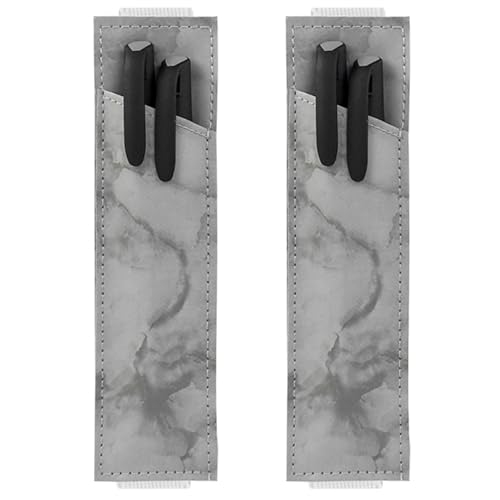 FIRSTXIU 2pcs Verstellbare Elastische Bandstifthalter Lederstiftbeutel Mit Leckdosen Bleistift Für Hardcover Journal Notebook Wasserbeständiges Gehäuse von FIRSTXIU