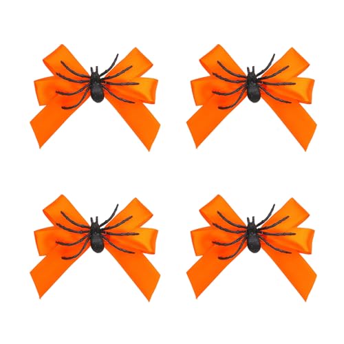 FIRSTXIU 4pcs Bögen Form Barrettes Feiertagsparty Haarzubehör Bögen Clips Mit Gesicherten Halten Für Erwachsene Kinder Urlaubskostüm Clips von FIRSTXIU