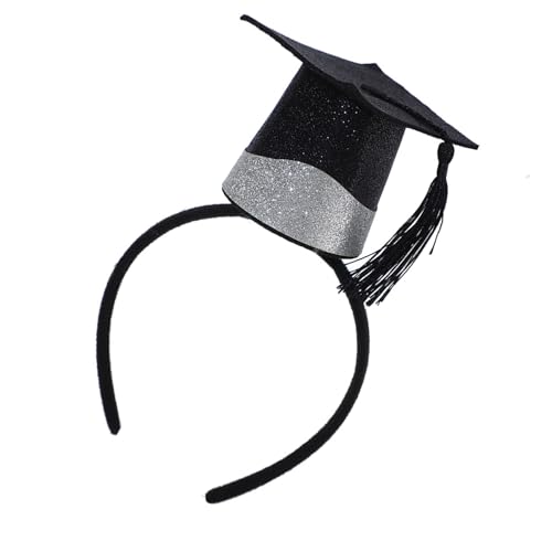 FIRSTXIU Bequeme Ergonomische Doktorandenhaarband Für Graduierten Haarband Stereoskopische Kopfschmuck Abschlussfeier Essential Unisex Abschluss Haarband Für Erwachsene von FIRSTXIU