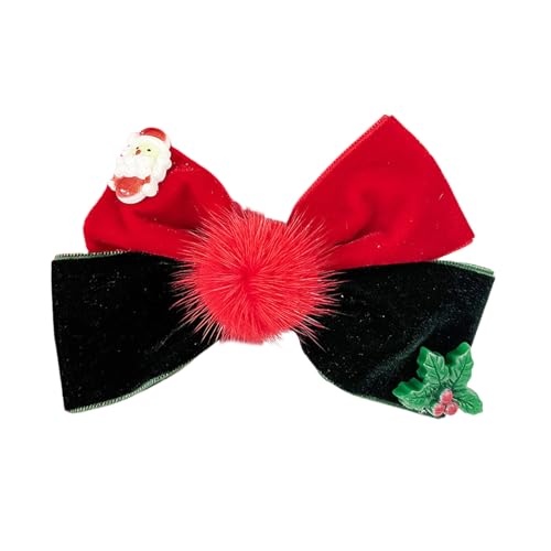 FIRSTXIU Bögen Haarclip Barrettes Für Mädchen Modische Haarzubehör Haarnad Für Weihnachten Hochzeiten Geburtstage Weihnachtsclip von FIRSTXIU