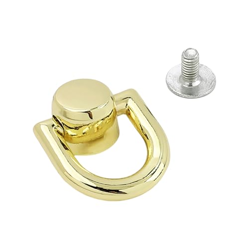 FIRSTXIU D Rings Stufen Schraubenkugeln Kopfknöpfe Für Geldbörse Rotatable Metallringe Leder Geldbeutel Rucksackgürtelhandwerk Zubehör Einfach Installieren von FIRSTXIU