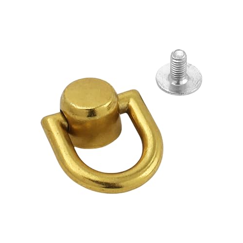 FIRSTXIU D Rings Stufen Schraubenkugeln Kopfknöpfe Für Geldbörse Rotatable Metallringe Leder Geldbeutel Rucksackgürtelhandwerk Zubehör Einfach Installieren von FIRSTXIU