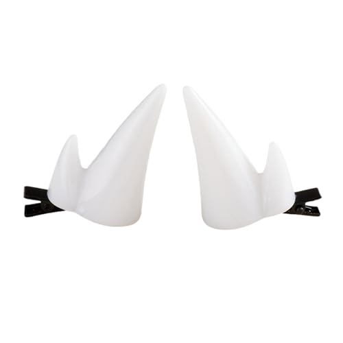 FIRSTXIU Devil Horn Hair Clip Secure Grip Design Dekorative Seitenclip Für Punk Kostümveranstaltung Accessoires Party Accessoire von FIRSTXIU
