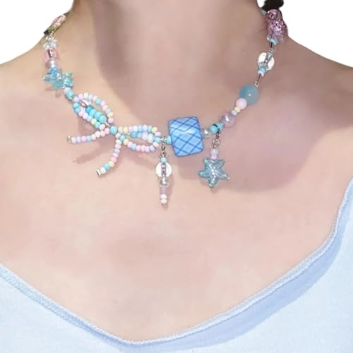 FIRSTXIU Dopamin Bowknot Design Halskette Mode Schmuck Perlen Schlangeblickenkette Komfort Für Empfindliche Haut Und Verlängerter Gebrauch Vielseitiger Frauenschmuck FIRSTXIU Dopamin Bowknot Design Halskette Mode Schmuck Perlen Schlangeblickenkette Komfort Für Empfindliche Haut Und Verlängerter Gebrauch Vielseitiger Frauenschmuck von FIRSTXIU