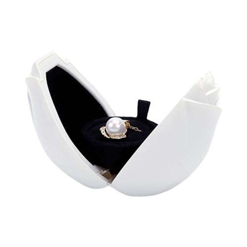 FIRSTXIU Doppelöffnete Rosafarbenförmige Anhängerbox Samtgekleidete Verlobungsringe Juwelier Organizer Mit Weich FIRSTXIU Doppelöffnete Rosafarbenförmige Anhängerbox Samtgekleidete Verlobungsringe Juwelier Organizer Mit Weich von FIRSTXIU