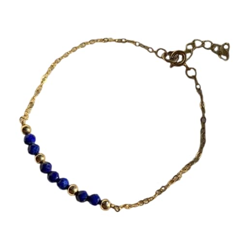 FIRSTXIU Einstellbar 17+5 Cm Kristall Geburtssteine Armband Mit 12 Monatlichen Edelsteinen Faceed Natural Stone Handgelenk Kette Juweliermonatly Geburtssteinkollektion Armband von FIRSTXIU