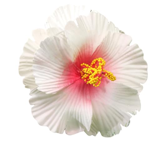 FIRSTXIU Einzigartige Strand Hibiskus Haarklaue Clip Ponytail Claw Beach Haarhalter Barrettes Schmücken Ornamente Leichte Clip Girls von FIRSTXIU