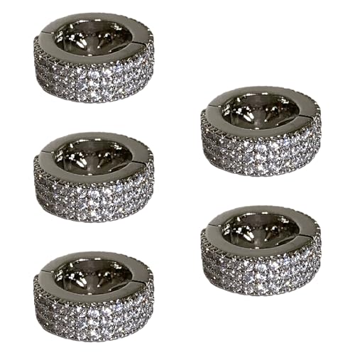 FIRSTXIU Elegante Juwelenhaarringe Blingbling Stage Requisiten Kopfbedecke Luxuriöse Weihnachtsfeier Requisiten Neujahr Präsentieren Haarringe Modische Accessoires von FIRSTXIU