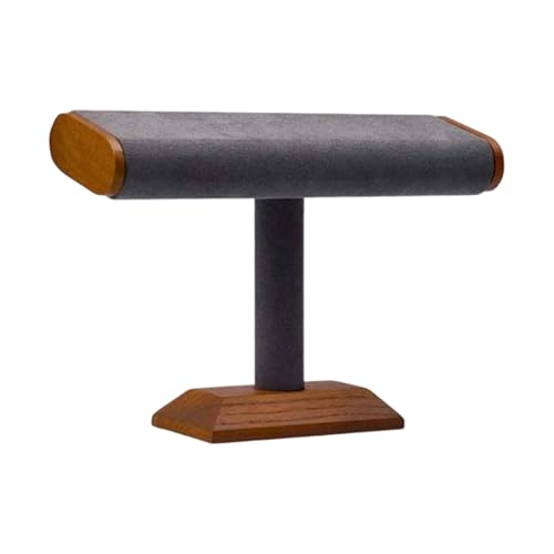 FIRSTXIU Elegantes Schmuckstück Showcase Mit Walnussrahmen Und Samt Textur Flat Rohr Design Display Ständer Organizer Holzschmuckregal Für Mehrere Stücke FIRSTXIU Elegantes Schmuckstück Showcase Mit Walnussrahmen Und Samt Textur Flat Rohr Design Display Ständer Organizer Holzschmuckregal Für Mehrere Stücke von FIRSTXIU