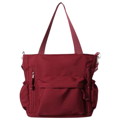 FIRSTXIU Frauen Bag Canvas Schulter Großer Kapazität Crossbody Simple Messenger School Für Reisependelpendlerinnen Frauen Leinwand Schulter Mädchen Große Kapazität Crossbody Student School von FIRSTXIU