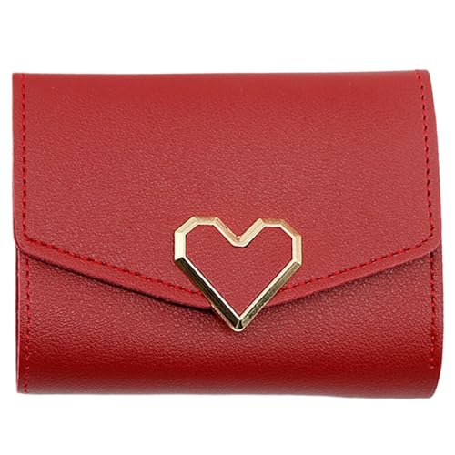 FIRSTXIU Frauen Brieftasche Mit Mehreren Kartenschlitzen Und Münzentasche PU Leder Geldbörsen Perfekt Für Den Täglichen Gebrauch Und Die Reiseberechnungsbrieftasche von FIRSTXIU