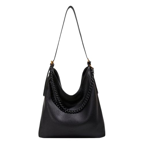 FIRSTXIU Frauen Tasche Mit Großer Kapazität Umhängetasche Ästhetische Unterarm Mit Kettenpendelpendel Einfacher Handtasche Achsel von FIRSTXIU