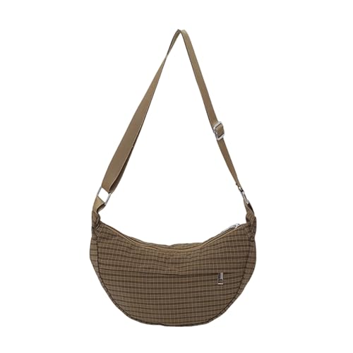 FIRSTXIU Frauen Umhängetasche Koreanische Stile Dumplings Bag Retro Plaids Boten Große Kapazität Crossbody Für Pendeln Frauen Dumplings Retro Schulter Koreanische Stile Crossbody Shopping FIRSTXIU Frauen Umhängetasche Koreanische Stile Dumplings Bag Retro Plaids Boten Große Kapazität Crossbody Für Pendeln Frauen Dumplings Retro Schulter Koreanische Stile Crossbody Shopping von FIRSTXIU