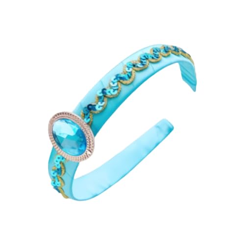 FIRSTXIU Funkelnde Blaue Kristallprinzessin Haarclip Für Mädchen Bühnenaufführungen Geburtstagsfeiern Bequeme Kinder Accessoire Blue Crystal Hair Clip Für Besondere Anlässe von FIRSTXIU