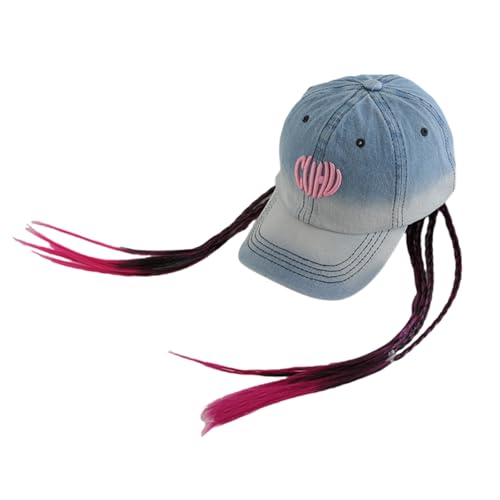 FIRSTXIU Geflochtene Pferdeschwanzhut Frauen Göttinnen Frauen Weiche Blätter Perücken Für Alltägliche Kleidung Und Partys Party Perücken von FIRSTXIU