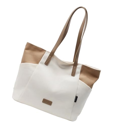 FIRSTXIU Geräumige Leinwand Handtaschen Umhängetasche Für Pendeln Und Einkaufen Für Moderne Frauen Mit Großer Kapazitätsdarsteller Einkaufstasche FIRSTXIU Geräumige Leinwand Handtaschen Umhängetasche Für Pendeln Und Einkaufen Für Moderne Frauen Mit Großer Kapazitätsdarsteller Einkaufstasche von FIRSTXIU