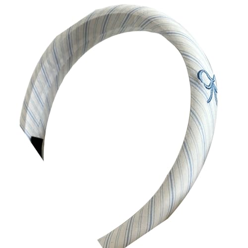 FIRSTXIU Haarclip Weiche Stoff Bogen Haarbänder Dehnbare Krawatten Für Mädchen Teenager Frauen Bequeme Tägliche Verwendung Accessoires Striped Clip Mit Bögen Für Mädchen von FIRSTXIU