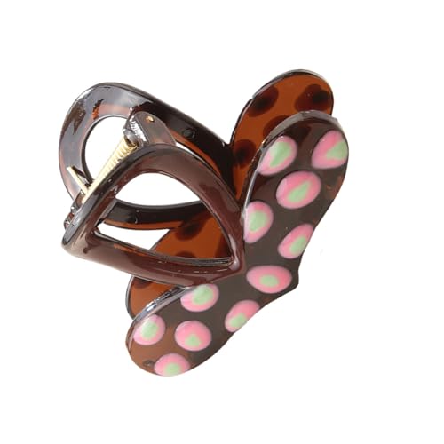 FIRSTXIU Haarklauen Clip Heart Large Klauen Haare Barrettes Einzigartige Schmücken Haarnadel Mode Einzigartige Ornamentierung Modische Frauen Accessoires von FIRSTXIU