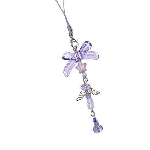 FIRSTXIU Handgefertigte Perlen Telefonkette Kameratasche Charme Harz Bowknot Star Anhänger Keychain Stylish Women Rucksack Dekoration Trendy Perlen Keychain FIRSTXIU Handgefertigte Perlen Telefonkette Kameratasche Charme Harz Bowknot Star Anhänger Keychain Stylish Women Rucksack Dekoration Trendy Perlen Keychain von FIRSTXIU